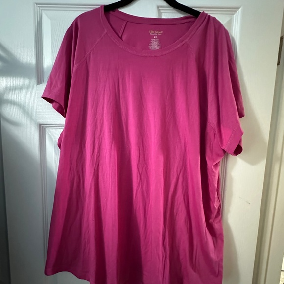 tek gear Tops - Tek Gear Pink Performance Tee – Size 2X – Soft Stretch Active Top